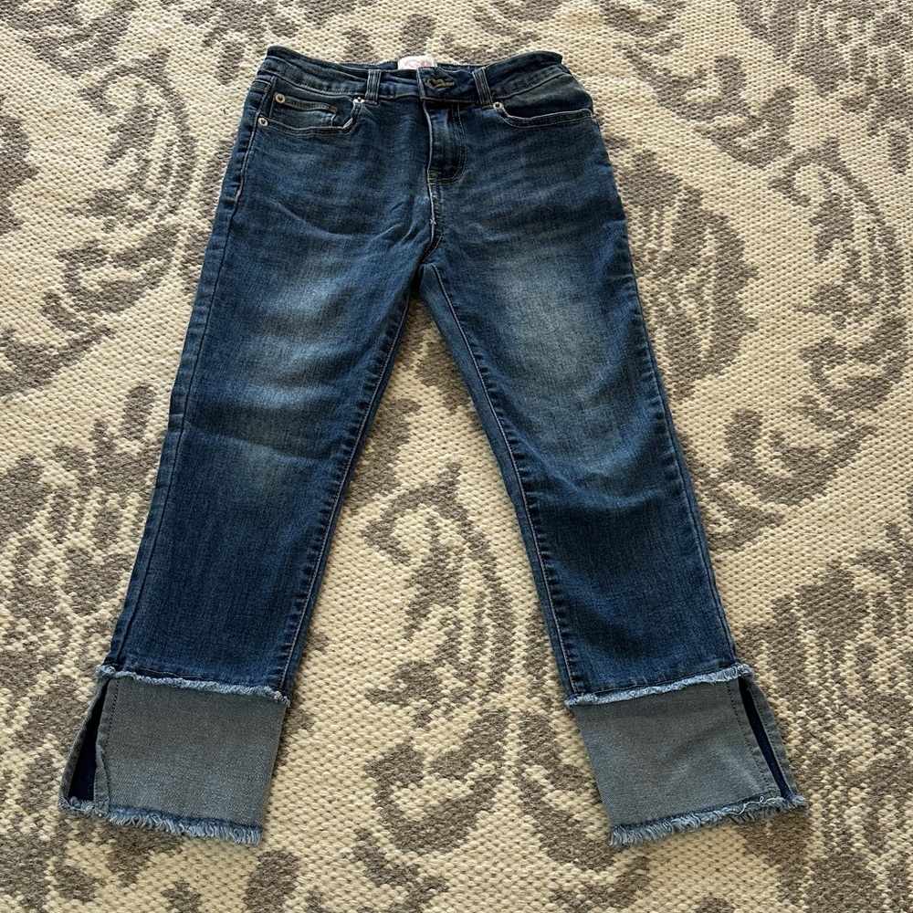 GB Girls Dark Blue Cropped Jeans